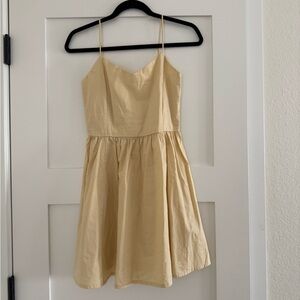 H&M Butter Yellow Mini Dress